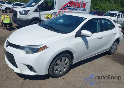 2016 Toyota Corolla Le from USA, damaged, VIN 2T1BURHE4GC522566